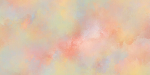 Abstract bright and shinny lovely soft color watercolor background, Colorful and bright watercolor background texture with watercolor splashes, Abstract hand drawn watercolor drawing on a paper.