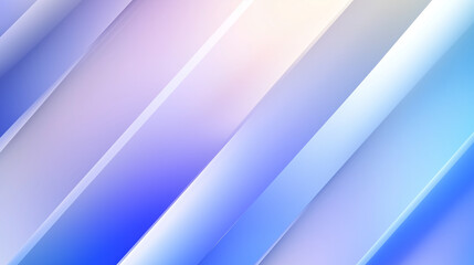 Fototapeta premium Diagonal Gradient Stripes in Soft Blue and Purple Hues