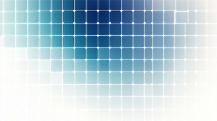 Blue Gradient Tiles with Rounded Corners Creating a Modern Grid Pattern