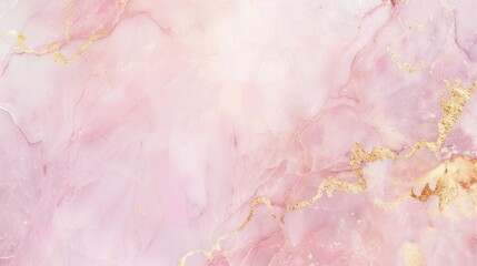 Abstract Pink and Gold Marble Texture