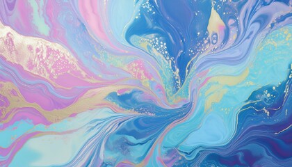 Textura de pintura liquida multicolor
