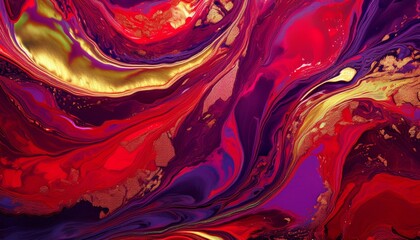 Textura de pintura liquida multicolor