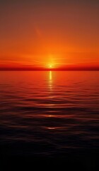 Obraz premium sunset over the sea