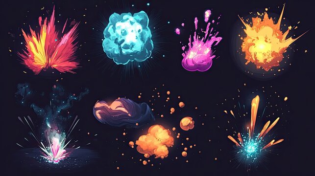Visual effects set reference for video games