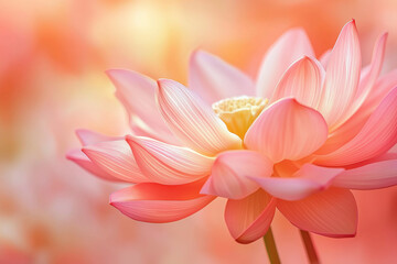 Abstract background, pastel colors, peach-toned hues, blurred, dreamy, gentle, blurry, soft, romantic, delicate.