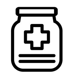 Medical pills - clean and modern pharmacy and medicine icon