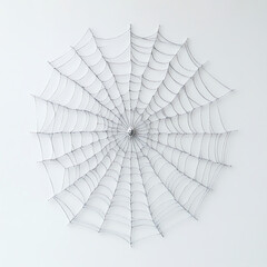 Obraz premium Spider web on white background