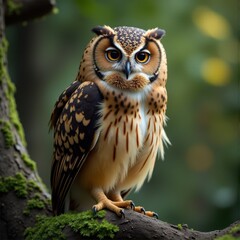 Fototapeta premium The World of Owls: A Spectrum of Species