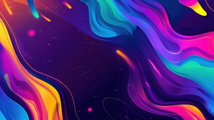 Abstract Art with Vibrant Colors