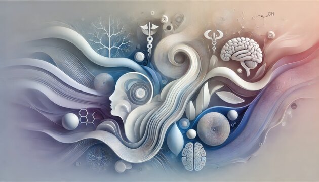 History of psychology / psychiatry: conceptual image