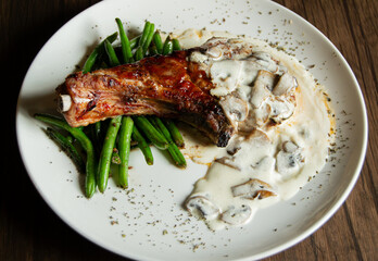 grilled pork chop
