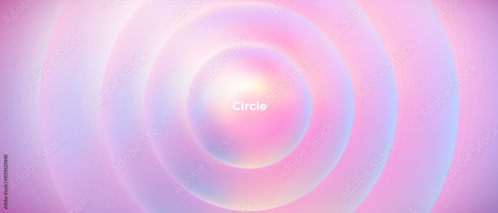 Poster abstract circle shapes with gradient background. vector. fluid vivid gradients for banners. modern t