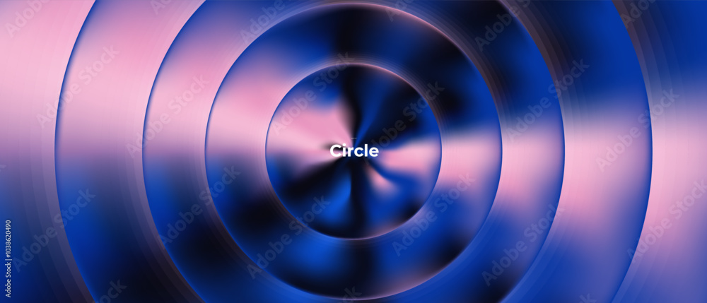 Aufkleber abstract circle shapes with gradient background. vector. fluid vivid gradients for banners. modern t