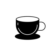 Coffee, drink food icon. Restaurant line editable sign.  Public catering related icon. Menu category. Vector illustration in modern thin line style.