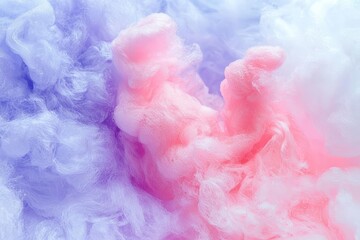 Fototapeta premium hyper realistic photo of trend color of the year, coral and purple background, cotton candy , copy space, copy space for text,