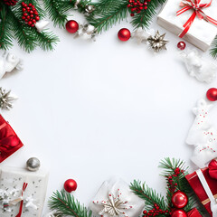 Christmas themed square frame