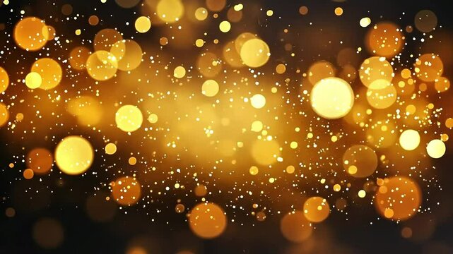 Abstract background with bokeh lights.