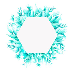 frames made of plants and wild berries