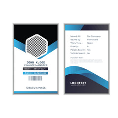 Office ID Card Template