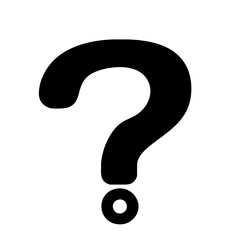 Icon symbolizing inquiry and assistance.