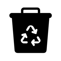 Icon for deleted items and recovery.