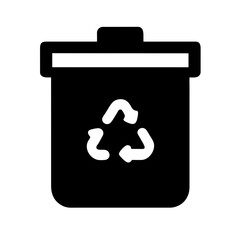 Icon for deleted items and recovery.
