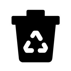 Icon for deleted items and recovery.