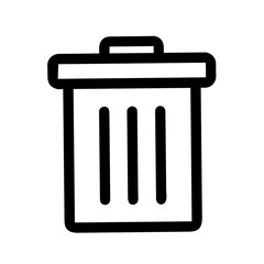 Icon for deleted items and recovery.