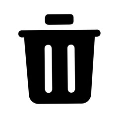 Icon for deleted items and recovery.