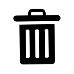 Icon for deleted items and recovery.