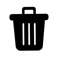 Icon for deleted items and recovery.