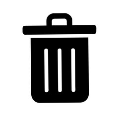 Icon for deleted items and recovery.