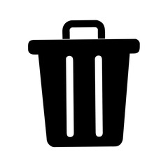 Icon for deleted items and recovery.