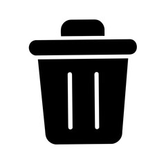 Icon for deleted items and recovery.