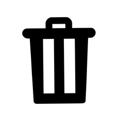 Icon for deleted items and recovery.