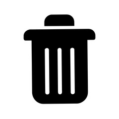 Icon for deleted items and recovery.