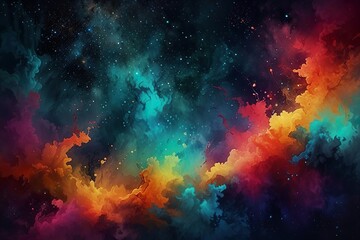 Naklejka premium visualization of fractal realms