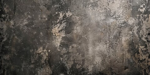 Fototapeta premium A close-up of a rustic concrete wall showcasing natural textures and weathered patterns, ideal for backgrounds or design elements.