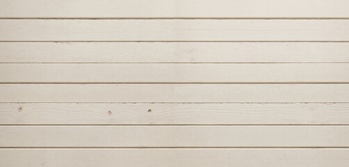 A white wooden wall with horizontal planks and vertical slats, featuring a slightly worn texture and a slightly faded appearance, is captured in a close-up, vintage-style photograph