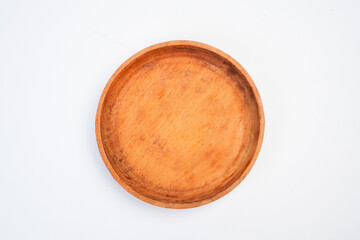 A wooden bowl with a brownish color