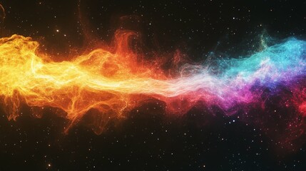 A visualization of the cosmic microwave background radiation