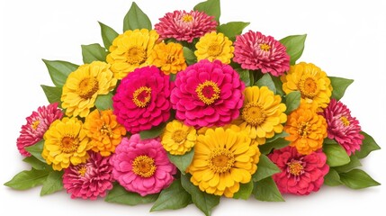Obraz premium A vibrant arrangement of colorful flowers, perfect for decoration or gifting.