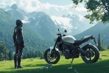 Exploring Nature on an Eco-Conscious Motorcycle