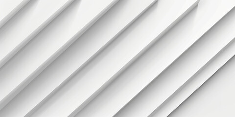 Obraz premium Diagonal lines and shadows create dynamic pattern on white background, offering minimalist and modern aesthetic. interplay of light and shadow adds depth and texture