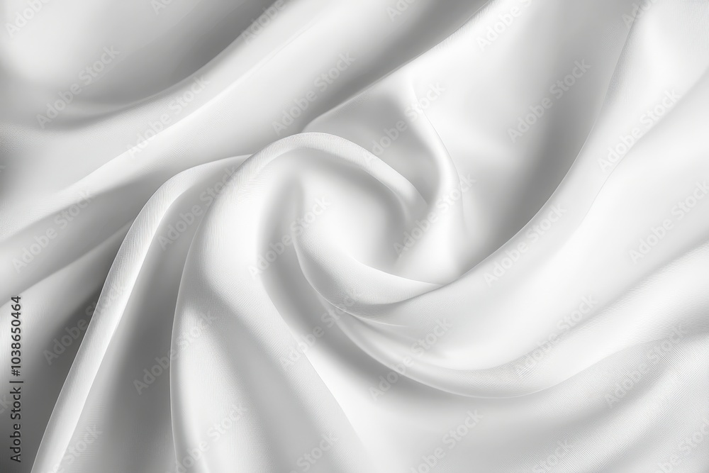 Poster soft white fabric texture with abstract background