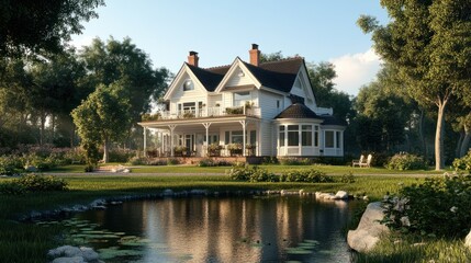 Obraz premium 3d house project