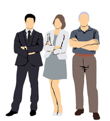 group of business people in office