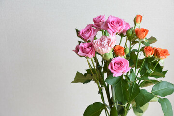 スプレー薔薇の花束