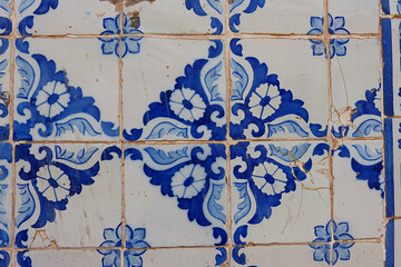 Antique blue tiles from Portugal