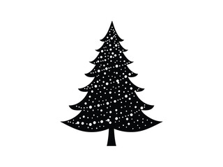 Christmas Tree Lights Silhouette Vector Festive Holiday Designs